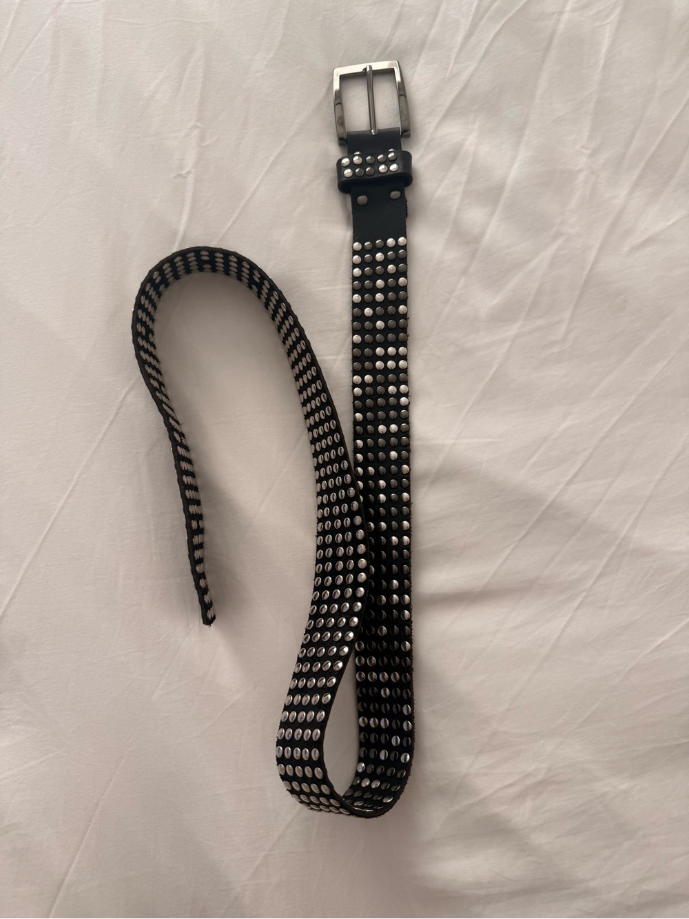 Italian Leather Stud Belt